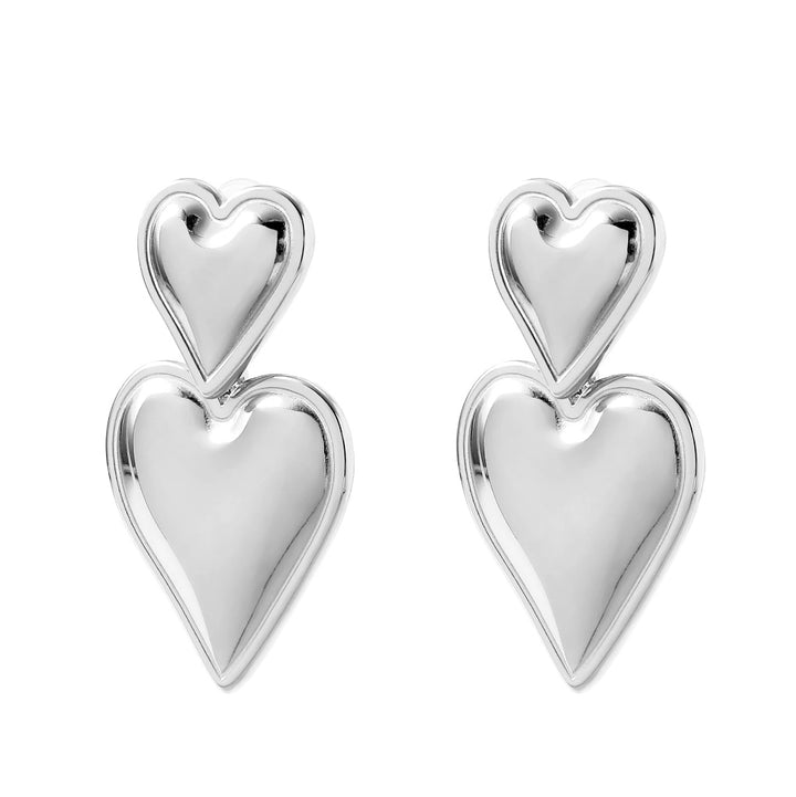 LOVE SILVER EARRINGS